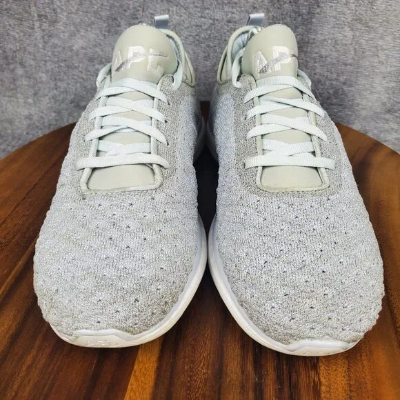 APL Shoes Men's 9 Gray Techloom Phantom Lace Up Low Top Athletic Sneakers - Picture 2 of 12